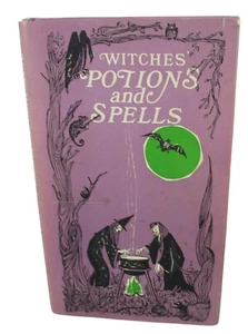 Witches' Potions and Spells Kathryn Paulsen Art Maggie Jarvis Vintage 1971 Book - Imagen 1 de 2