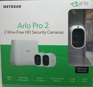 Arlo VMS4230 Wireless Indoor/Outdoor Smart Home Security Camera - 2 Pieces - Picture 1 of 2