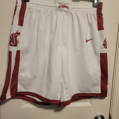 Nike Washington State Cougars Digital Basketball Short Men's Large White NWOT Cover