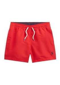 NEW $60 Polo Ralph Lauren Boys Traveler Swim Trunks Red or Navy Blue 5/6/7 - Picture 1 of 5