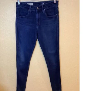 Adriano Goldschmied Dark Wash, The Farrah Skinny, High Rise Jeans, Gr. 29R - Bild 1 von 9