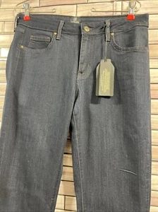 Just Black Womens 31 Jeans dark blue  cotton made in USA denim BP790 skinny NWT - Picture 1 of 19