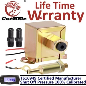 12V Electric Fuel Pump 2.5-4 PSI Universal Inline Low Pressure Gas Diesel Petrol - Bild 1 von 15