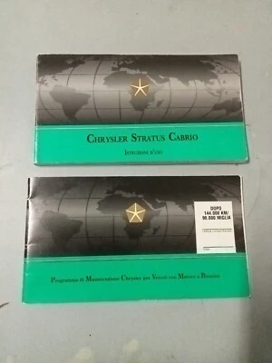 Chrysler Stratus Libretto Uso E Manutenzione - Immagine 1 di 4