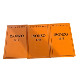 Isonzo 1915 1916 1917 von Fritz Weber Bücher Berichte WK1 WW1 KuK - Bild 1 von 9