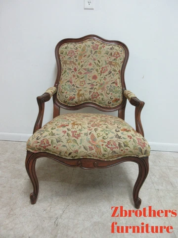 Ethan Allen French Country Living Room Arm  Lounge Chair A Cover