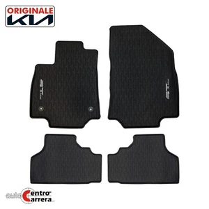 KIA EV3 GTLINE da 2024 a 2025 Set 4 tappetini in gomma ORIGINALI con logo GTLINE - Foto 1 di 4