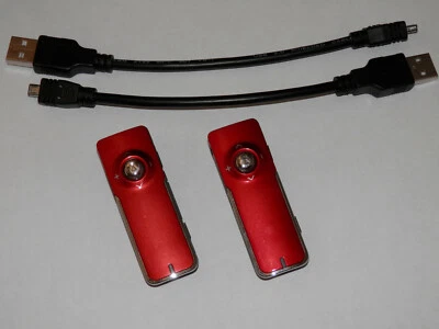 Coby MP550-1G 1GB Micro Clip MP3 Player Used - Qty. (2) Red - Image 1 of 4