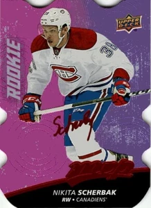 Nikita Scherbak Montreal Canadiens 2017-18 Upper Deck MVP Hockey Contours RC 233 - Picture 1 of 2