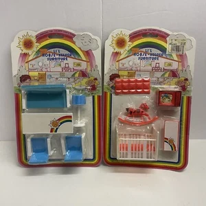 Vintage LI’L House-Keeper Dollhouse Bedroom & Living Room Furniture New In Box - Picture 1 of 11