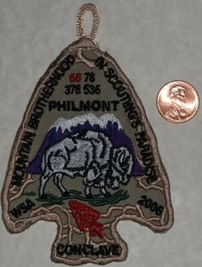 ORDER OF ARROW GILA OA 378 536 78 66 BSA YUCCA TX 2006 PHILMONT POCKET PATCH 4" - Picture 1 of 2