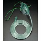 5 New Adult Oxygen Masks Medium Concentration with 7' Tubing - Box of 5 