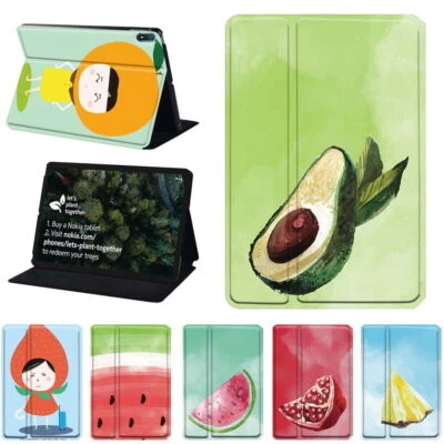 Fruits PU Leather Stand Cover Case For Nokia T20 10.4''/T21 10.4 inch/T10 8 inch - Image 1 of 4