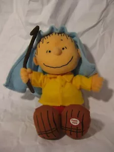 Hallmark Peanuts LINUS (8 Inch) Christmas Shepherd plush. Does not work. G9 - Picture 1 of 13