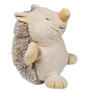 Cream Hedgehog with White and Brown Spines Plush Door Stopper 2.3 Pounds New - Picture 1 of 1