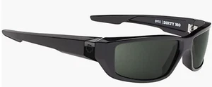 NEU Spy Dirty Mo Sonnenbrille - SOSI mattschwarz - glückliche graue grüne Gläser - Bild 1 von 1