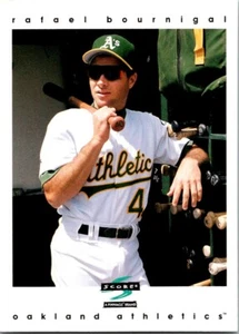 1997 Score Rafael Bournigal Oakland Athletics #305 - Picture 1 of 2