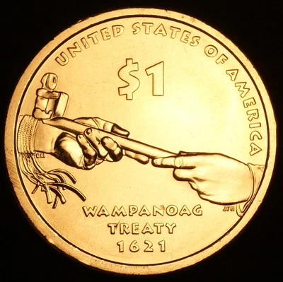 2011 P Sacagawea Native American Dollar ~ Pos A ~ Choice BU from U.S. Mint Roll - Image 1 of 2