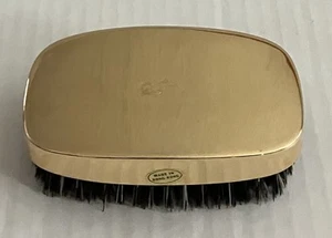 Vtg Mens Ralph Lauren Hair Brush Boar Bristles Wood Base Hong Kong Collectible - Picture 1 of 7