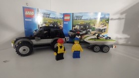 Lego City SUV With Watercraft 60058 Fully Complete Excellent Shape