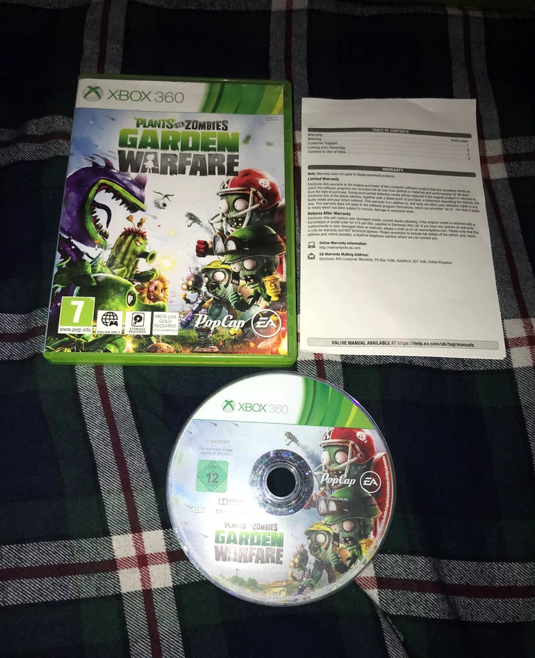 Plants vs. Zombies: Garden Warfare (Microsoft Xbox 360, 2014) Video Game - Image 1 of 1