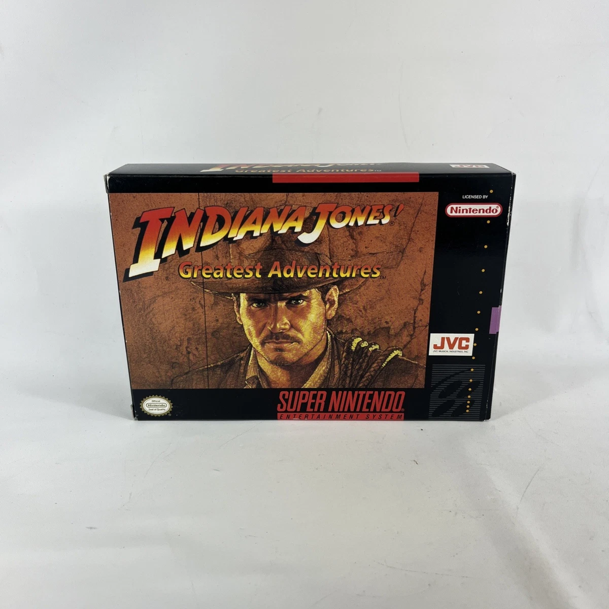 Nintendo SNES Indiana Jones' Greatest Adventures Video Games for