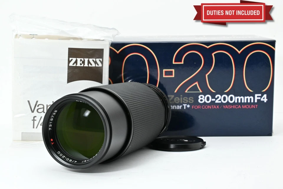 [Excelente Como Nuevo] Lente Contax Carl Zeiss Vario-Sonnar T* 80-200 mm F4 MMJ C/Y Japón 474 Foto 1 de 4