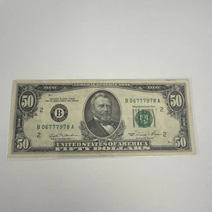 1981 50 Dollar Bill - Picture 1 of 6
