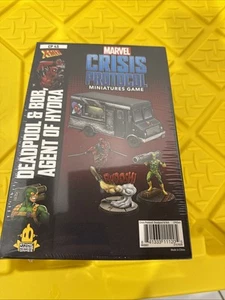 Marvel Crisis Protocol Deadpool and Bob, Agent Hydra NUEVO en CAJA Expansión X-Men - Imagen 1 de 3