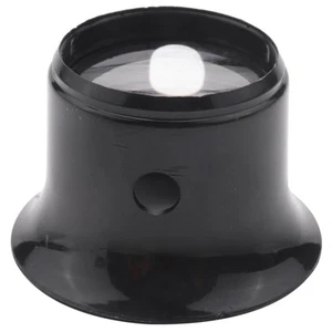 Watchmaker Loupe 10 times Magnifying glass jeweler eyepiece lens Black U5S31631 - Picture 1 of 8