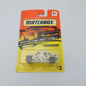 Matchbox GET IN THE FAST LANE Hummer #3 Medic Desert New - Picture 1 of 2