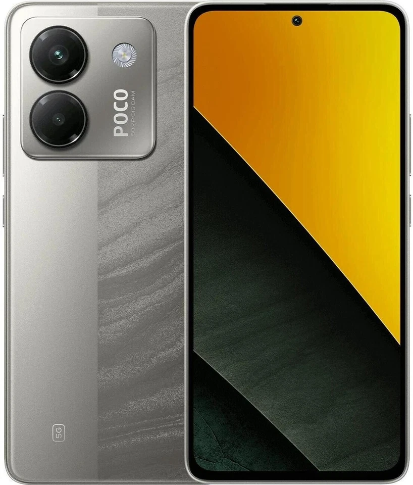 Xiaomi POCO M7 PRO 5G Smartphone 12GB+512GB Silber 6,67 Zoll HyperOS NEU & OVP - Bild 1 von 4