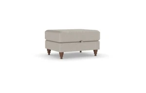 Marks and Spencer M&S Soft White Boucle Classic Storage Footstool RRP £449 - Picture 1 of 10