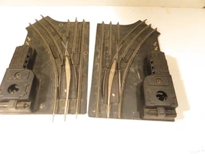 LIONEL POST-WAR TRAINS- 027 REMOTE SWITCH TRACKS (2) GOOD FOR PARTS- H9 - Picture 1 of 5