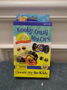 NIB Creativity for Kids Craft Kits - Kooky Crazy Mini Cars - Picture 1 of 7