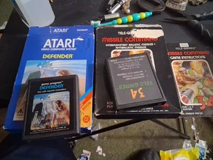 Atari Defender And Missile Command Boxed Atari - Picture 1 of 10