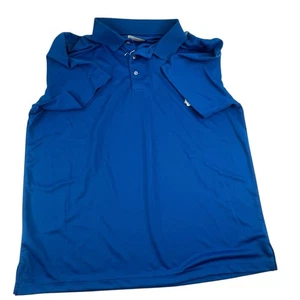 PGA Tour Airflux Brand New Men’s XL Polo Golf  Blue W/Tags - Picture 1 of 4