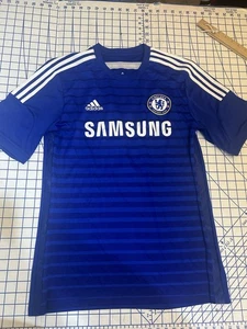 Adidas Chelsea FC Jersey Shirt Mens Large Home Soccer 2014-2015 Fa Chao - Picture 1 of 9