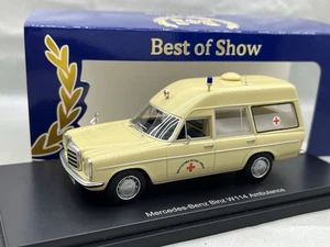 🇺🇦 1:43 Mercedes Binz W114 Krankenwagen Ambulance BOS Best Of Show 114 E - Picture 1 of 6