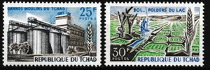 Tschad - Wirtschaftliche Entwicklung Satz ungebraucht 1967 Mi. 187-188 - Picture 1 of 1