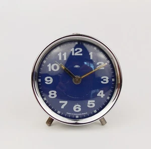 Vintage 1970er Jahre Wecker PRIM Tschechoslowakei weiß Tisch Schreibtisch Uhr - Bild 1 von 4