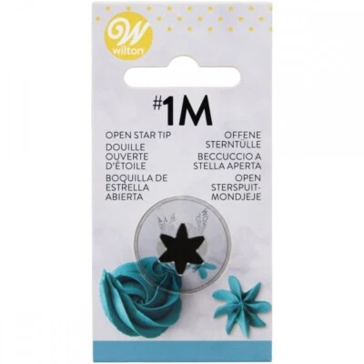 Open Star Decorating Tip No.1M - Image 1 of 2