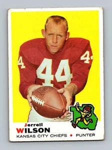 1969 Topps #252 Jerrell Wilson GD-VG Vintage Football Card - Bild 1 von 2