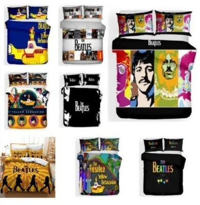 The Beatles Collection Single/Double/Queen/King Bed Quilt Cover Set