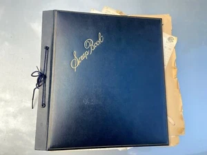 Vintage 1950s Women's Bowling Scrapbook 30 years of Scores, Songs, Notes, Cards - Picture 1 of 12