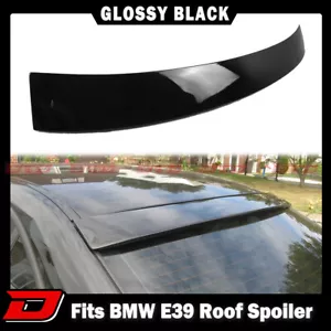 Fit For 97-03 BMW E39 4D Sedan A Type Rear Window Roof Spoiler Glossy Black - Picture 1 of 6