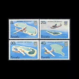 TUVALU, Sc #118-21, MNH, 1979, Aircraft, Maps, Aviation, J-0105 - Picture 1 of 1