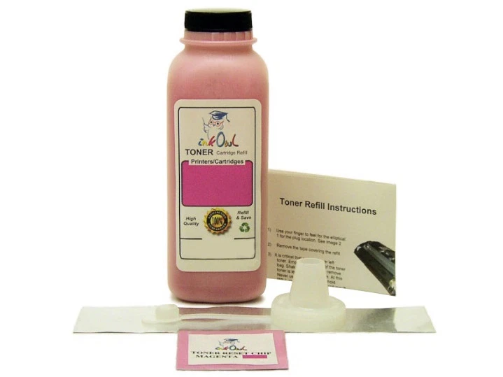 1 Kit de Recarga de Tóner InkOwl MAGENTA para SAMSUNG CLP-M660A CLP-M660B CLX-6210FX Foto 1 de 1