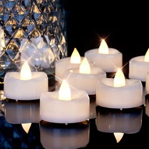 Flameless Candles 12Pack Timer Fake Candles LED Tea Lights Candles Battery Op... - Picture 1 of 9