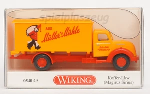 Wiking 054049 Koffer-Lkw (Magirus-Sirus) "Müller´s Mühle" Modellauto - Bild 1 von 1